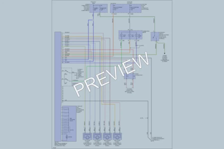 2005 Mitsubishi Eclipse Anti Lock Brakes wiring diagram preview