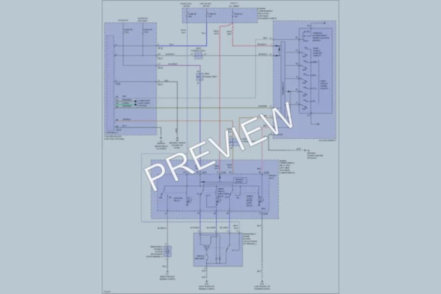 2005 Mitsubishi Endeavor Wiper Washer wiring diagram preview