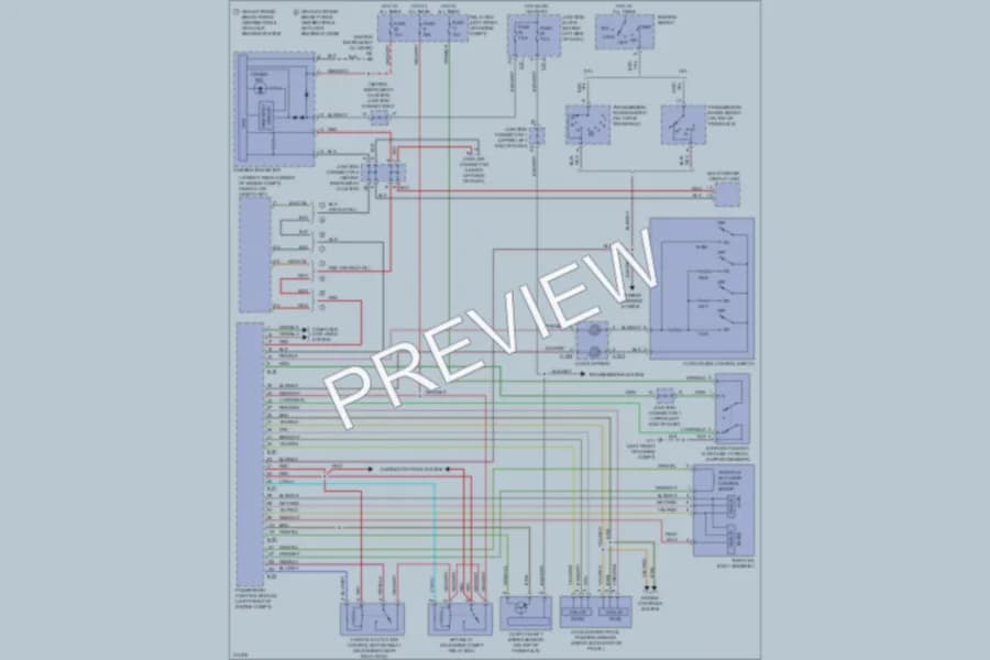 2005 Mitsubishi Galant Cruise Control wiring diagram preview