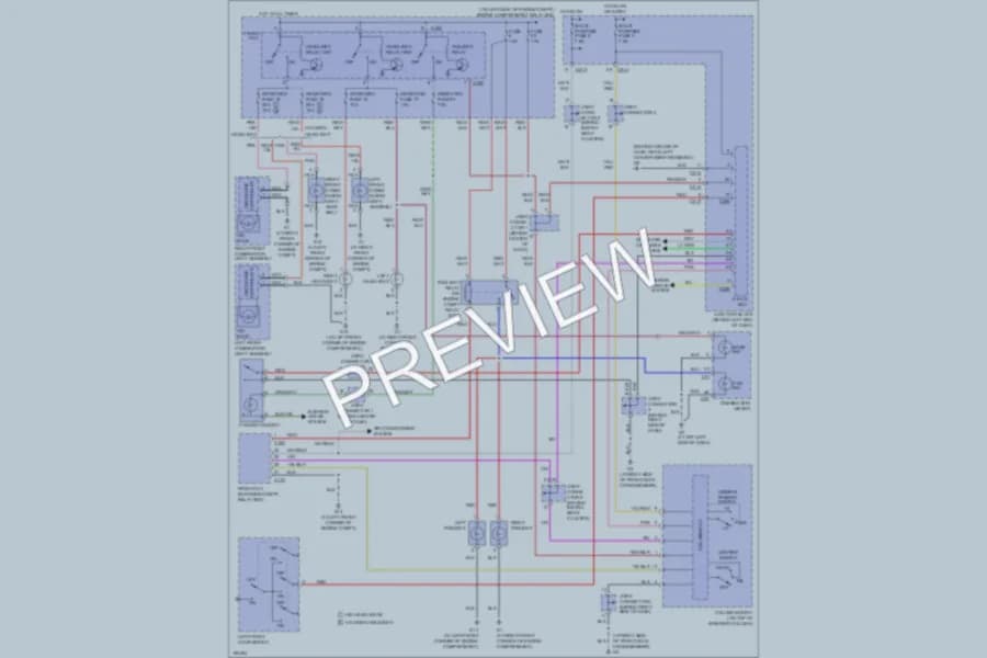 2005 Mitsubishi LancerEvolution Headlights wiring diagram preview