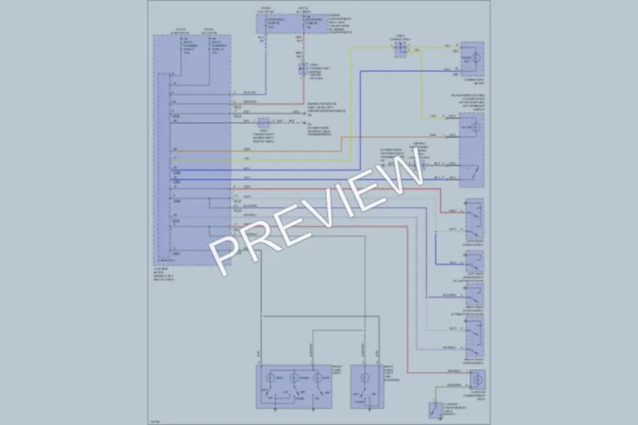 2005 Mitsubishi LancerEvolution Interior Lights wiring diagram preview