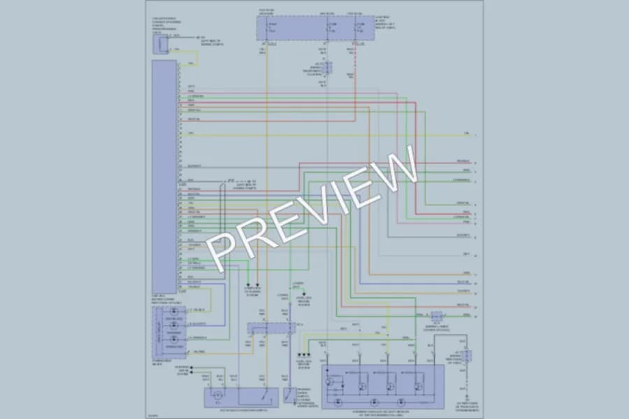 2005 Mitsubishi LancerEvolution Transmission wiring diagram preview
