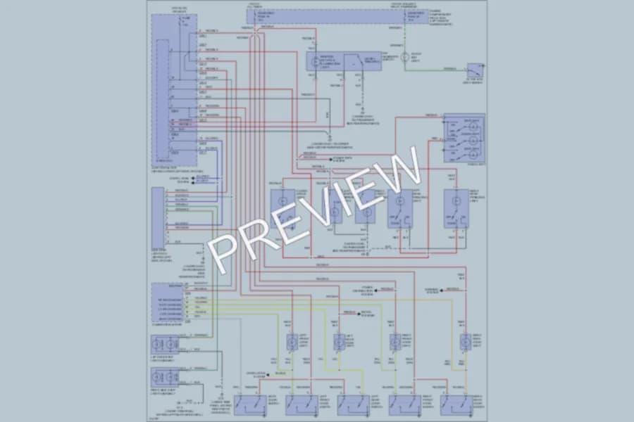 2005 Mitsubishi Montero Interior Lights wiring diagram preview