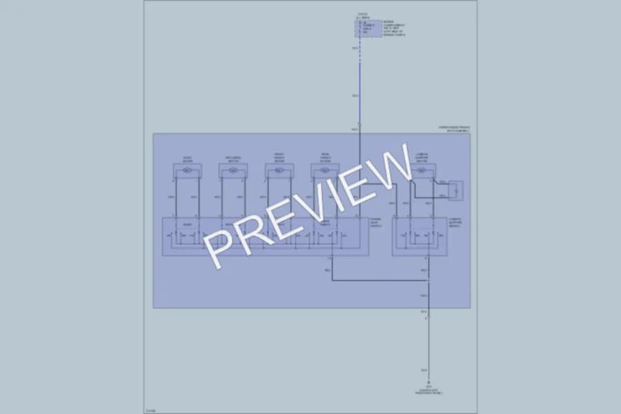 2005 Mitsubishi Montero Power Seats wiring diagram preview