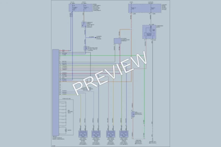 2005 Mitsubishi Outlander Anti Lock Brakes wiring diagram preview