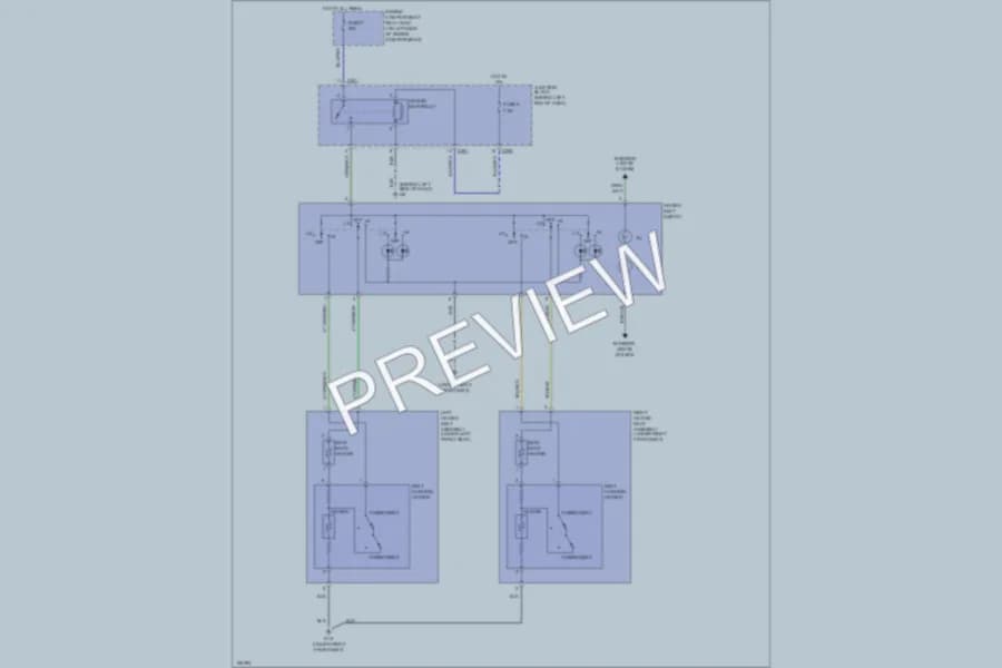 2005 Mitsubishi Outlander Power Seats wiring diagram preview