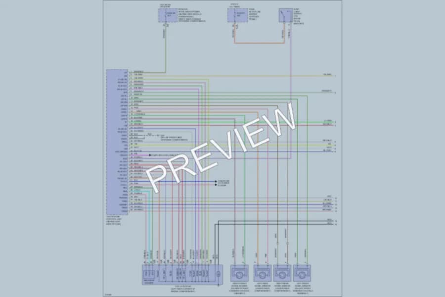 2005 Nissan 350Z Anti Lock Brakes wiring diagram preview