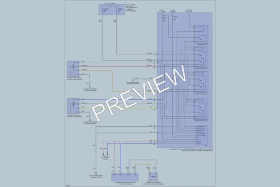 2005 Nissan 350Z Cooling Fan wiring diagram preview