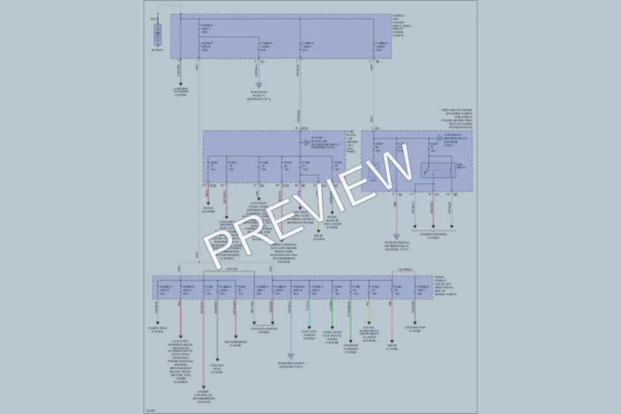 2005 Nissan 350Z Power Distribution wiring diagram preview
