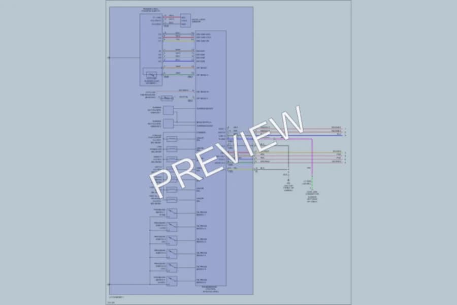 2005 Nissan 350Z Transmission wiring diagram preview