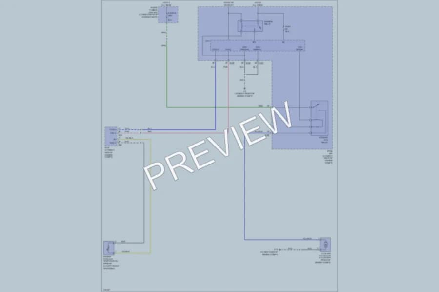 2005 Nissan Armada Cooling Fan wiring diagram preview