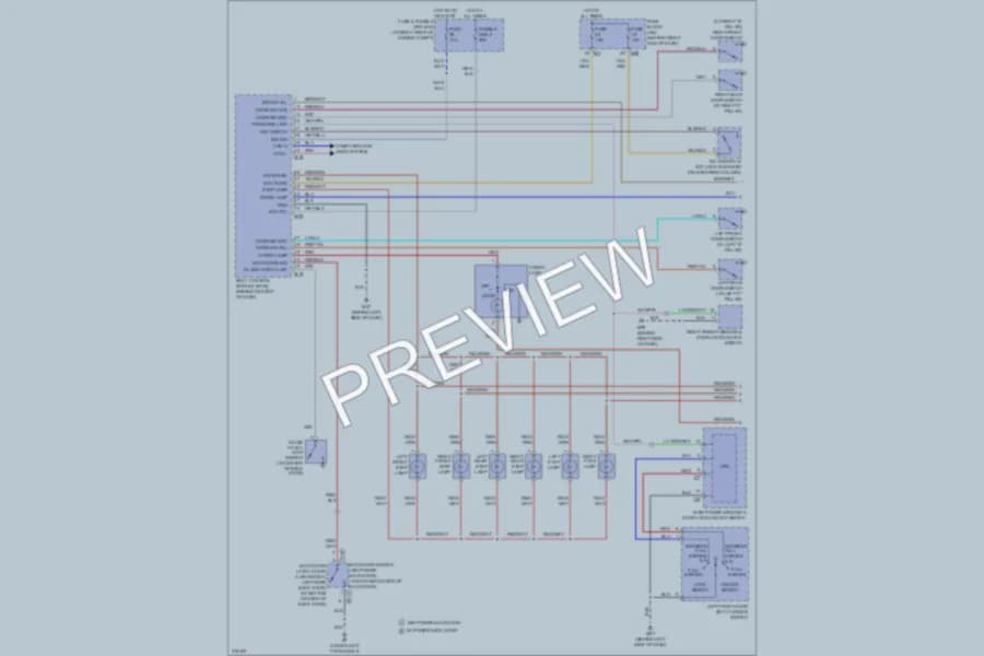2005 Nissan Armada Interior Lights wiring diagram preview