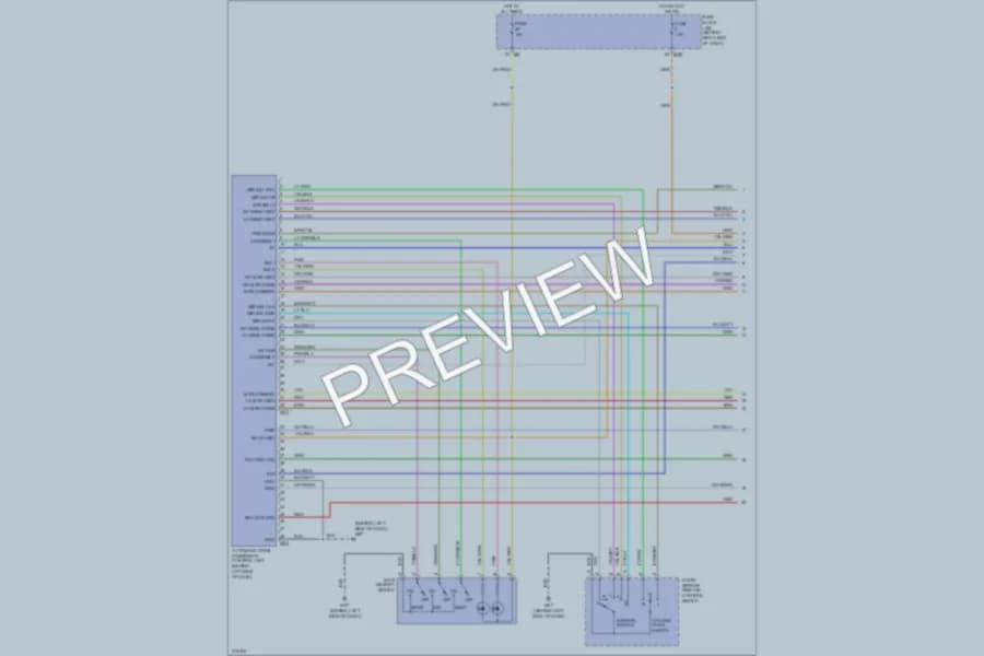 2005 Nissan Armada Memory Systems wiring diagram preview