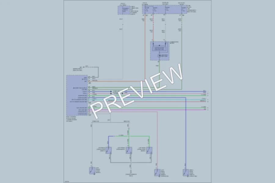 2005 Nissan Frontier Anti Theft wiring diagram preview