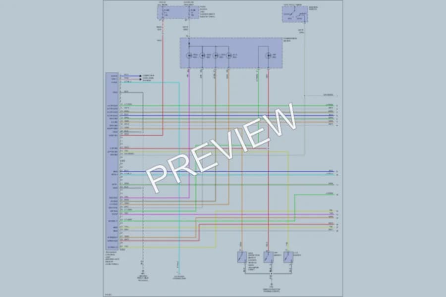 2005 Nissan Frontier Transmission wiring diagram preview