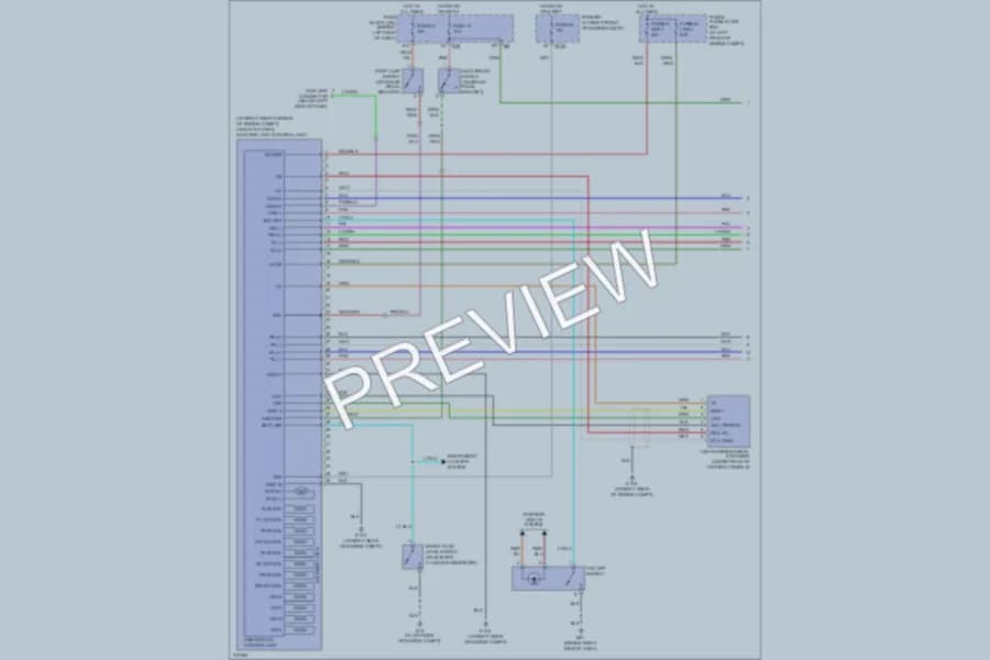 2005 Nissan Maxima Anti Lock Brakes wiring diagram preview