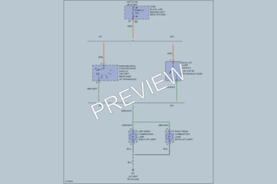 2005 Nissan Maxima Exterior Lights wiring diagram preview
