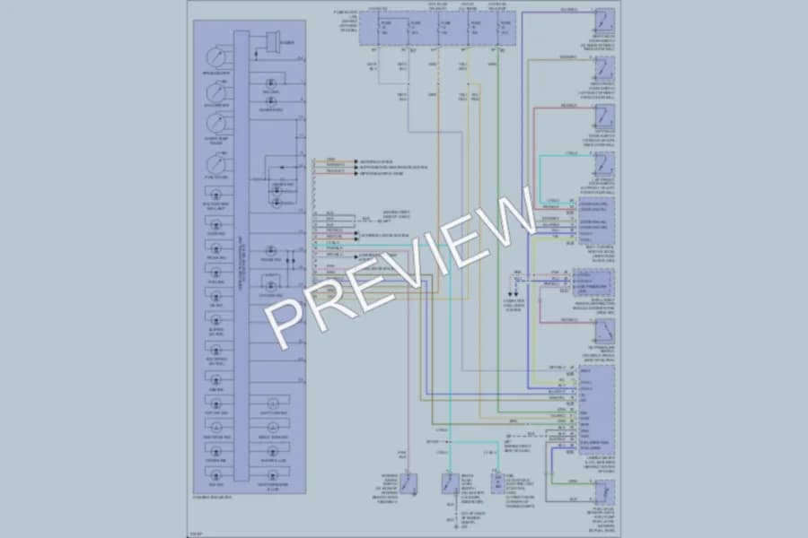2005 Nissan Maxima Instrument Cluster wiring diagram preview