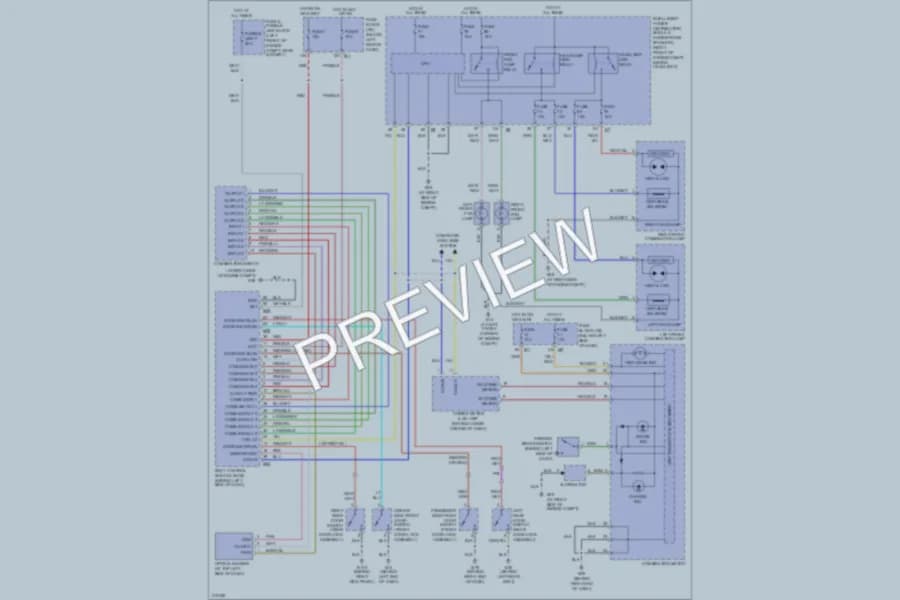 2005 Nissan Murano Headlights wiring diagram preview