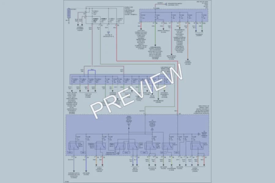 2005 Nissan Murano Power Distribution wiring diagram preview