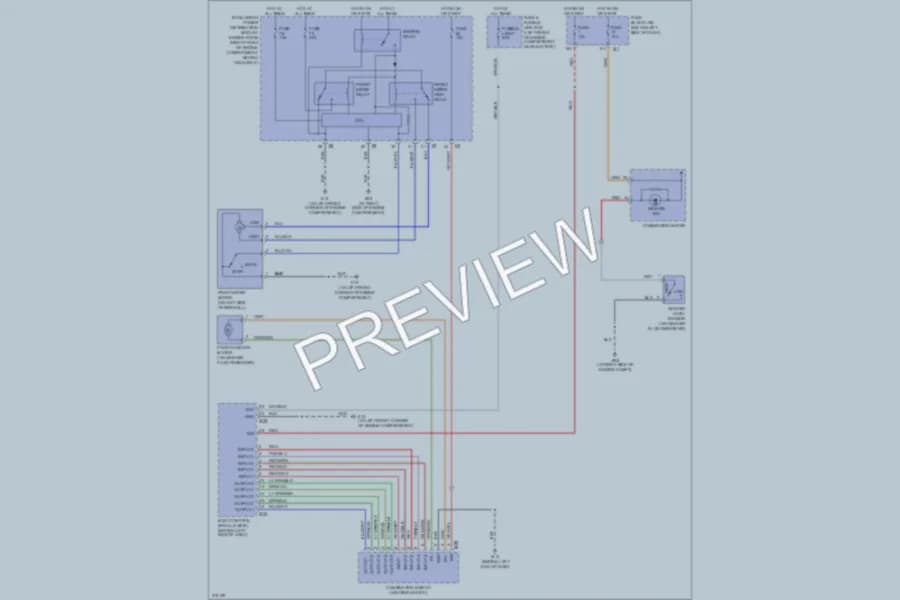 2005 Nissan Murano Wiper Washer wiring diagram preview