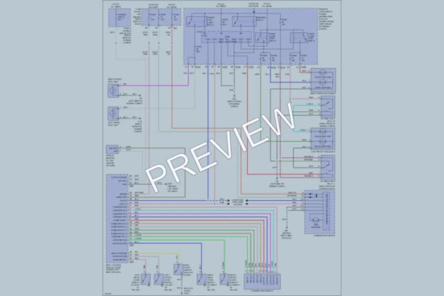 2005 Nissan Pathfinder Headlights wiring diagram preview