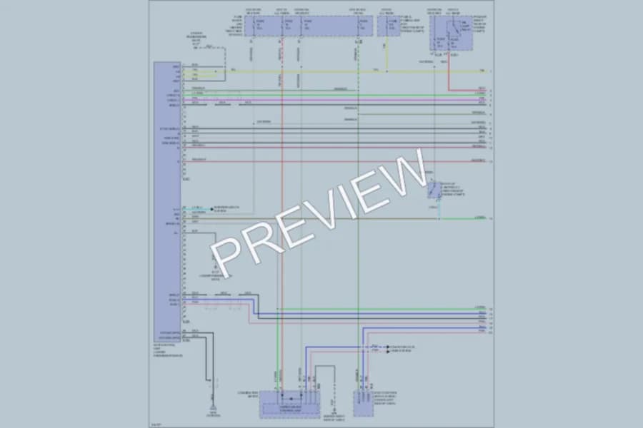 2005 Nissan Pathfinder Navigation wiring diagram preview