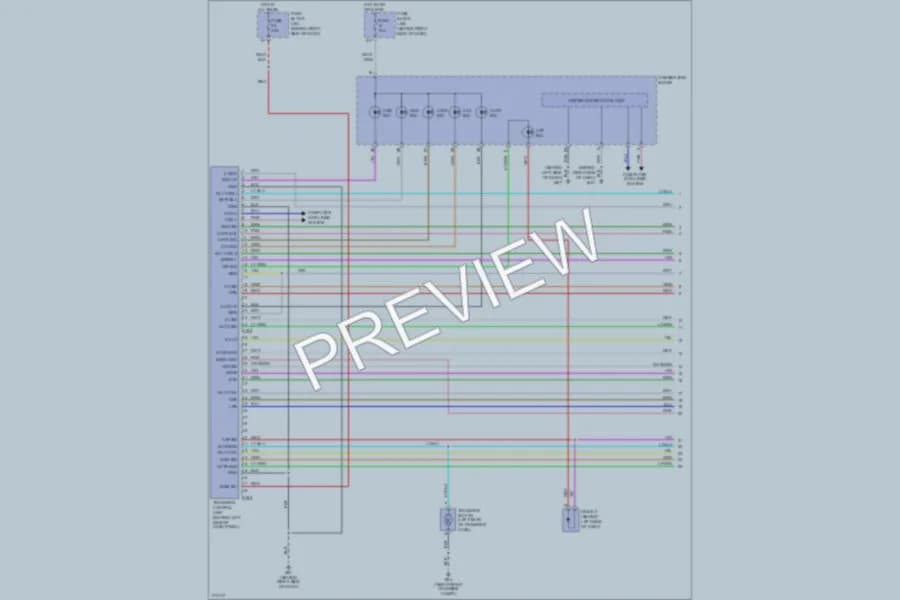 2005 Nissan Pathfinder Transmission wiring diagram preview
