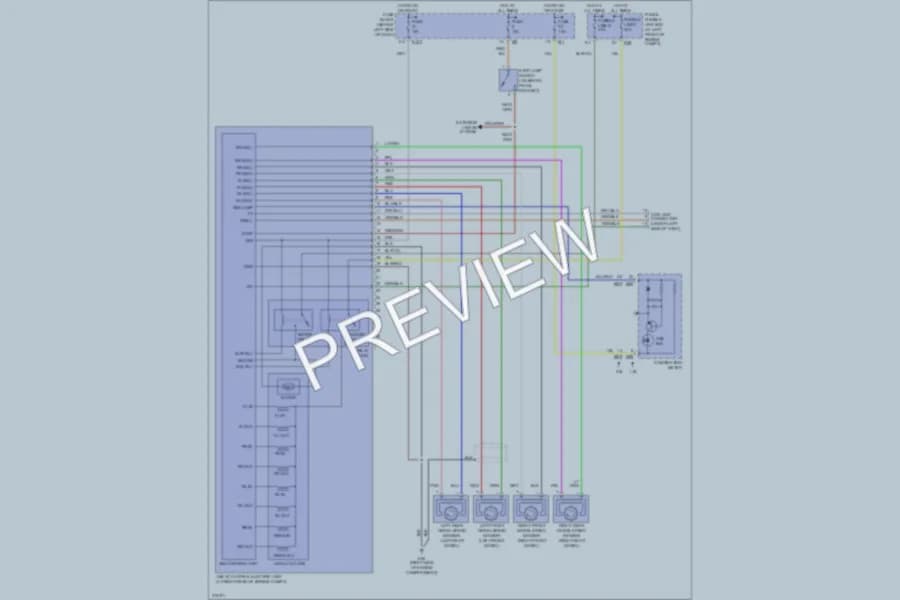 2005 Nissan Sentra Anti Lock Brakes wiring diagram preview