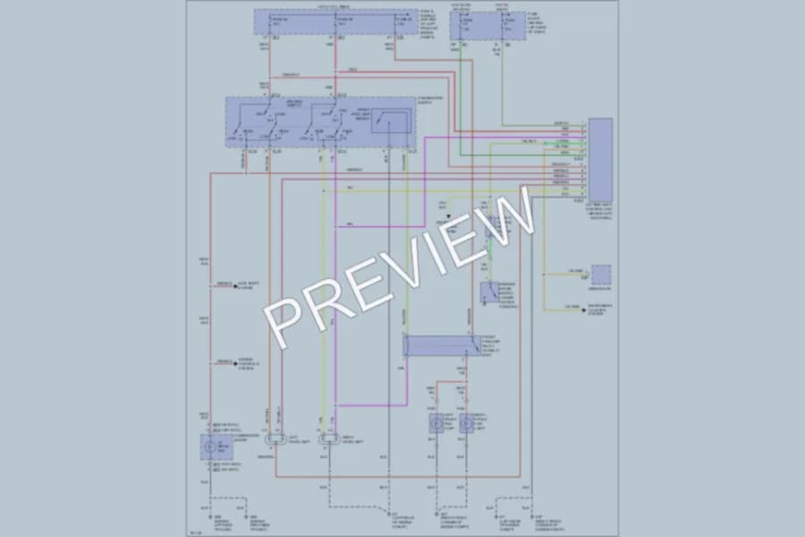 2005 Nissan Sentra Headlights wiring diagram preview