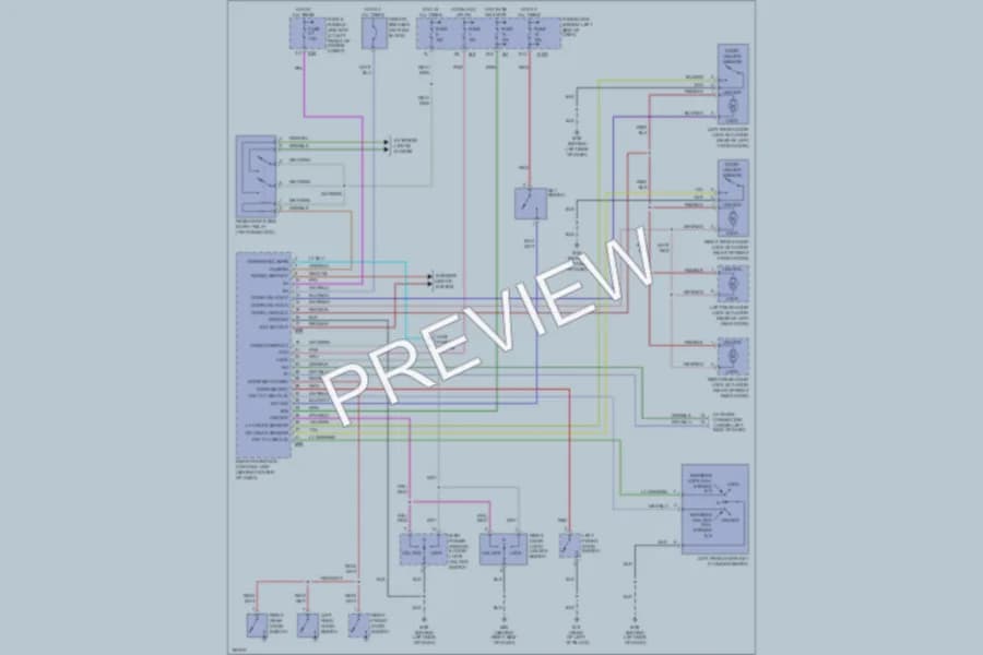 2005 Nissan Sentra Power Door Locks wiring diagram preview