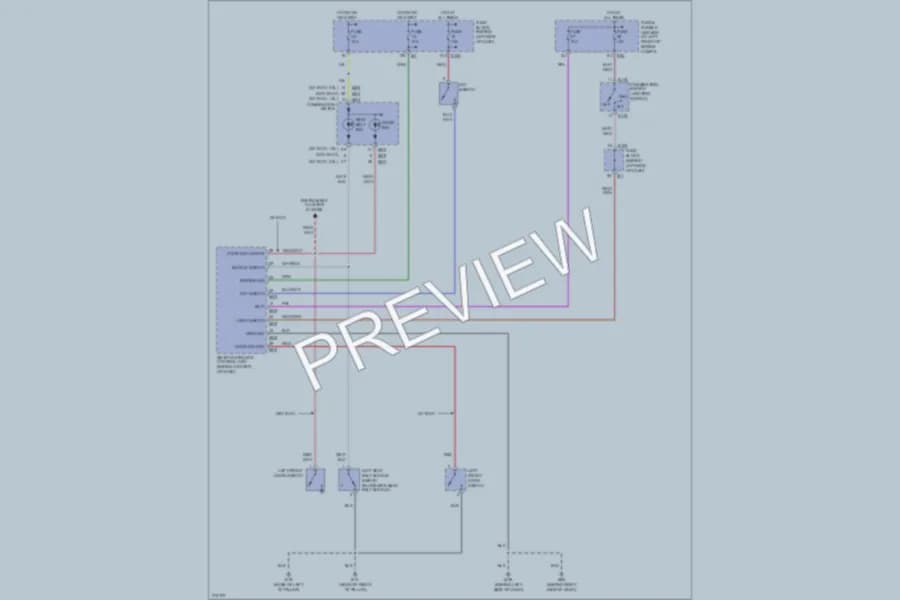2005 Nissan Sentra Warning Systems wiring diagram preview