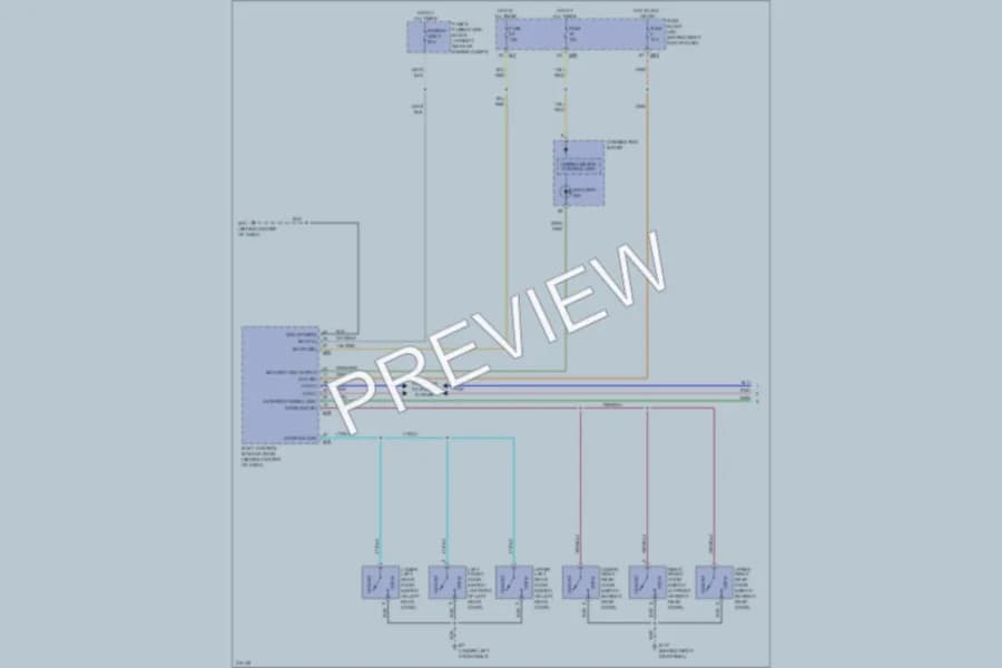 2005 Nissan Titan Anti Theft wiring diagram preview