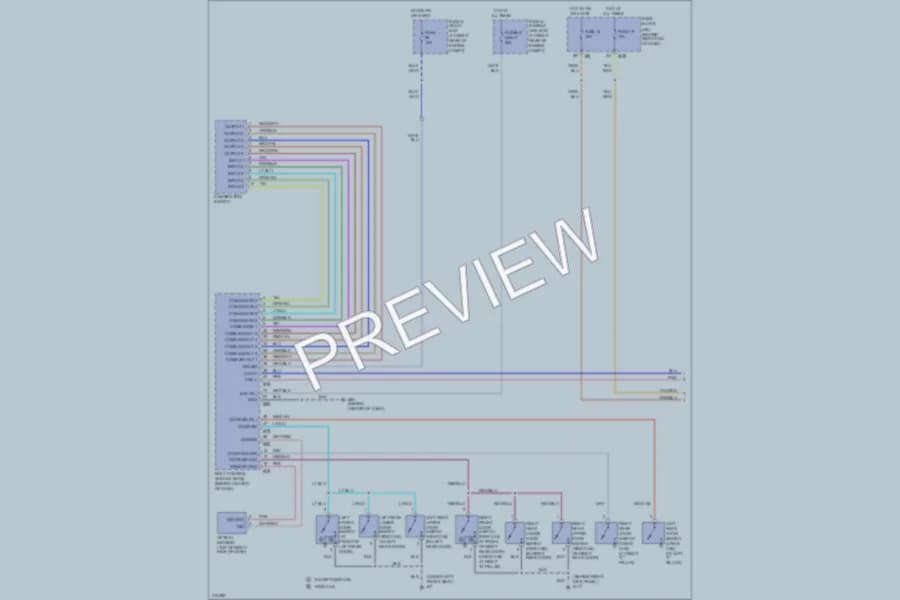 2005 Nissan Titan Headlights wiring diagram preview