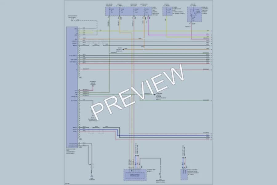 2005 Nissan Titan Navigation wiring diagram preview