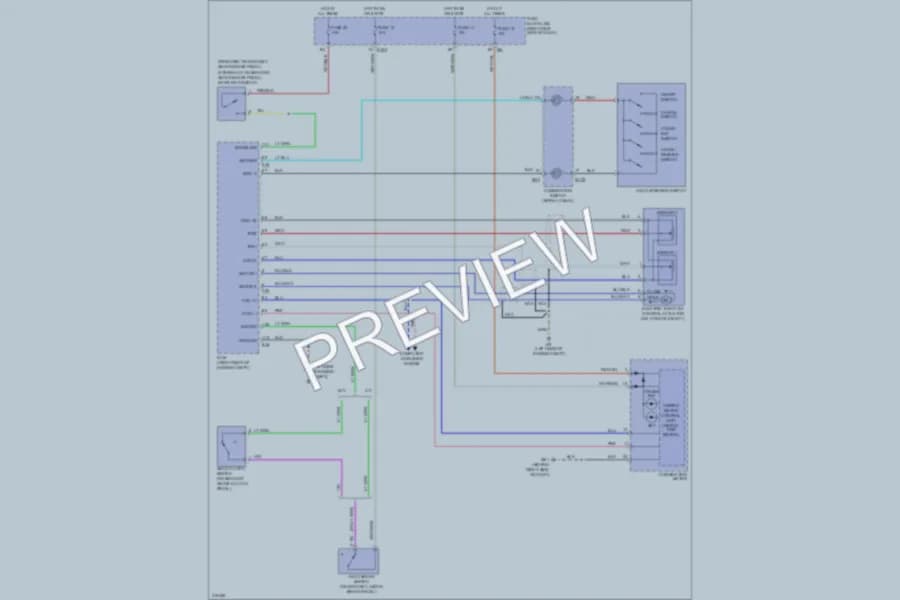 2005 Nissan Xterra Cruise Control wiring diagram preview