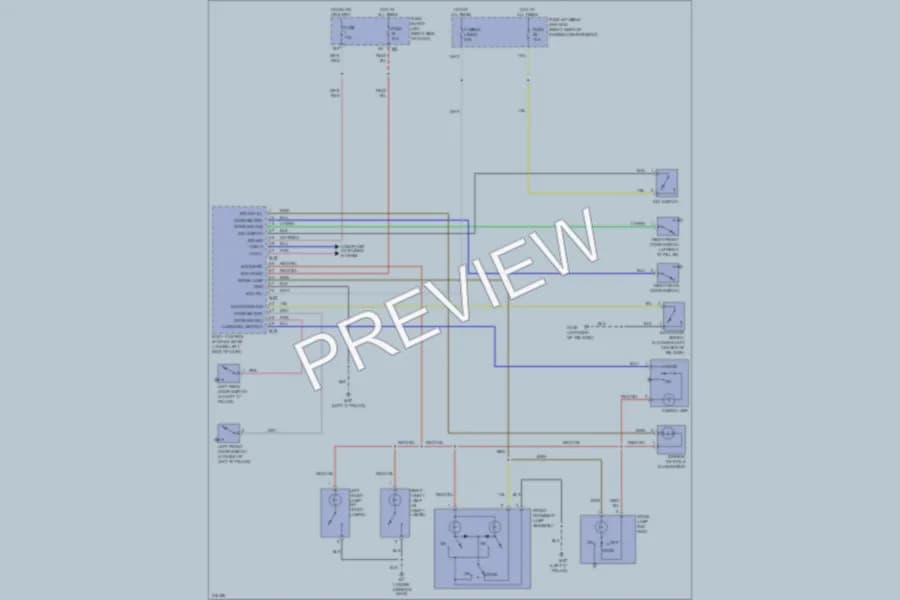 2005 Nissan Xterra Interior Lights wiring diagram preview