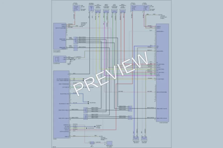 2005 Porsche 911 Radio wiring diagram preview