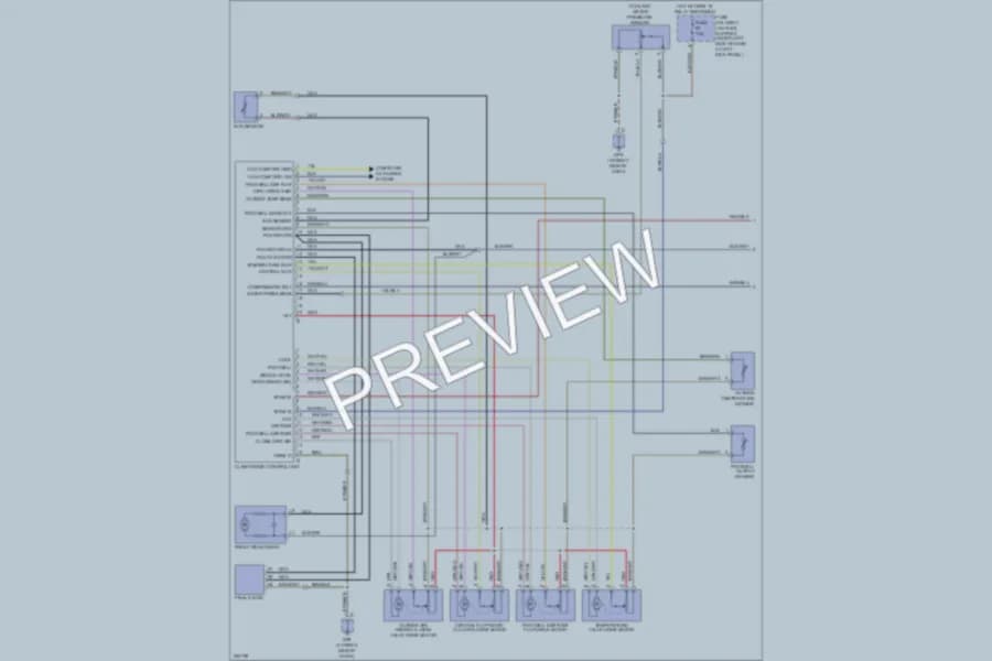 2005 Porsche Boxster Air Conditioning wiring diagram preview