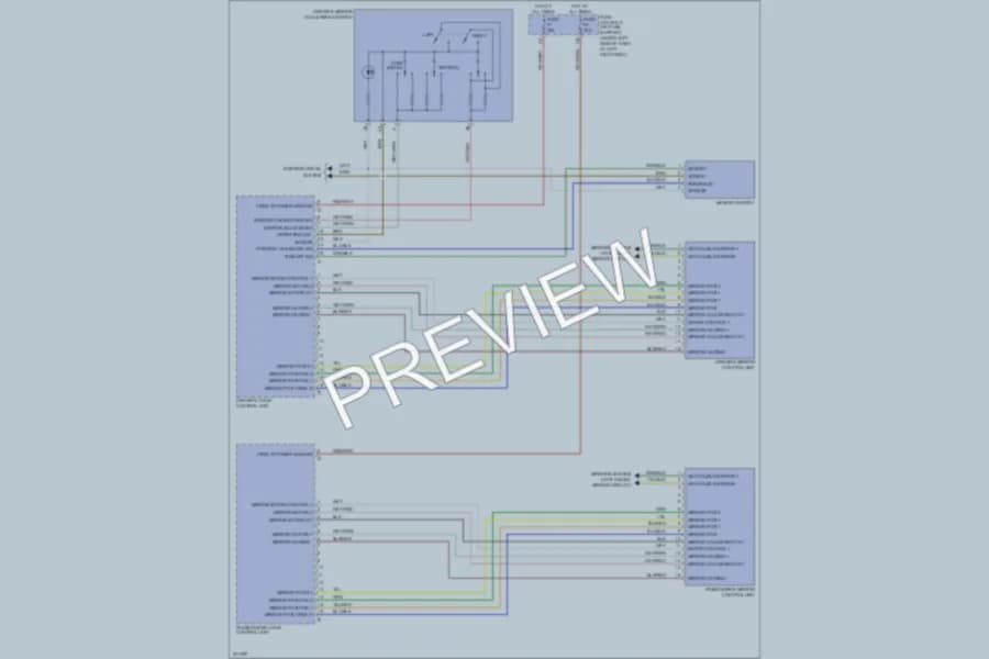 2005 Porsche Boxster Memory Systems wiring diagram preview