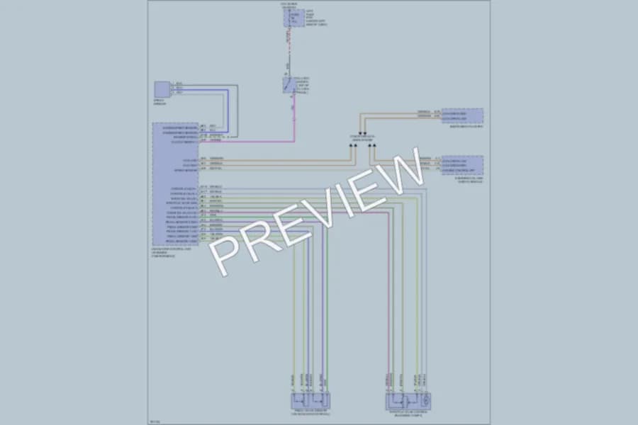 2005 Porsche Cayenne Cruise Control wiring diagram preview