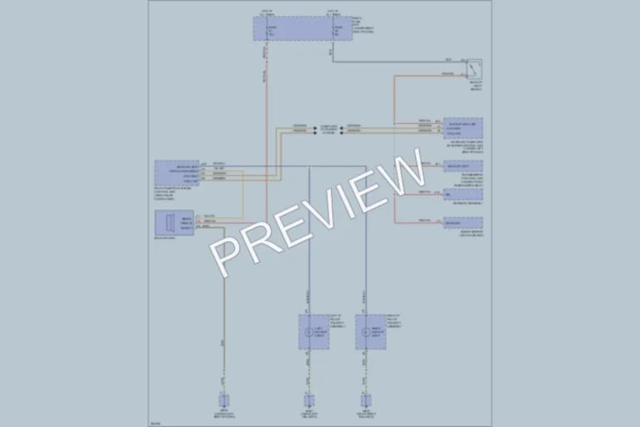 2005 Porsche Cayenne Exterior Lights wiring diagram preview