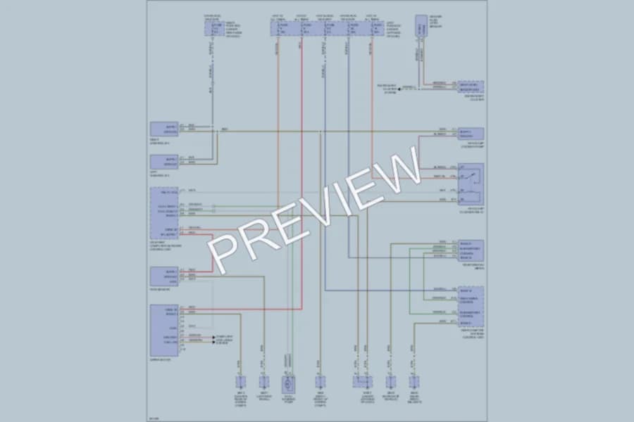 2005 Porsche Cayenne Wiper Washer wiring diagram preview
