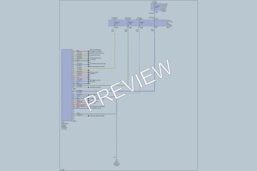 2005 Saab 92X Body Control Modules wiring diagram preview