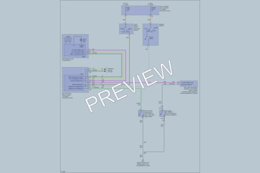 2005 Saturn ION1 Warning Systems wiring diagram preview