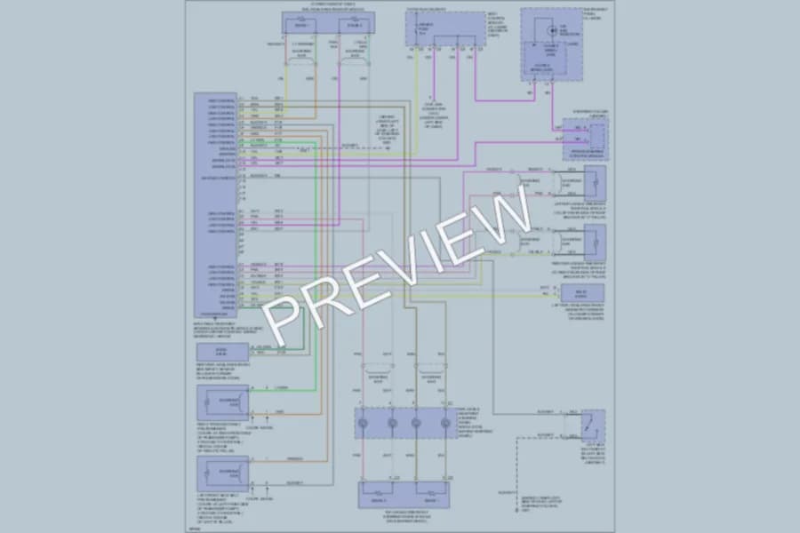 2005 Saturn ION3 Supplemental Restraints wiring diagram preview