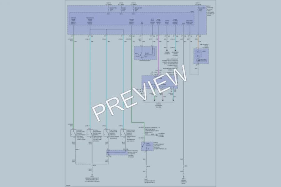 2005 Saturn IONRedLine Anti Theft wiring diagram preview