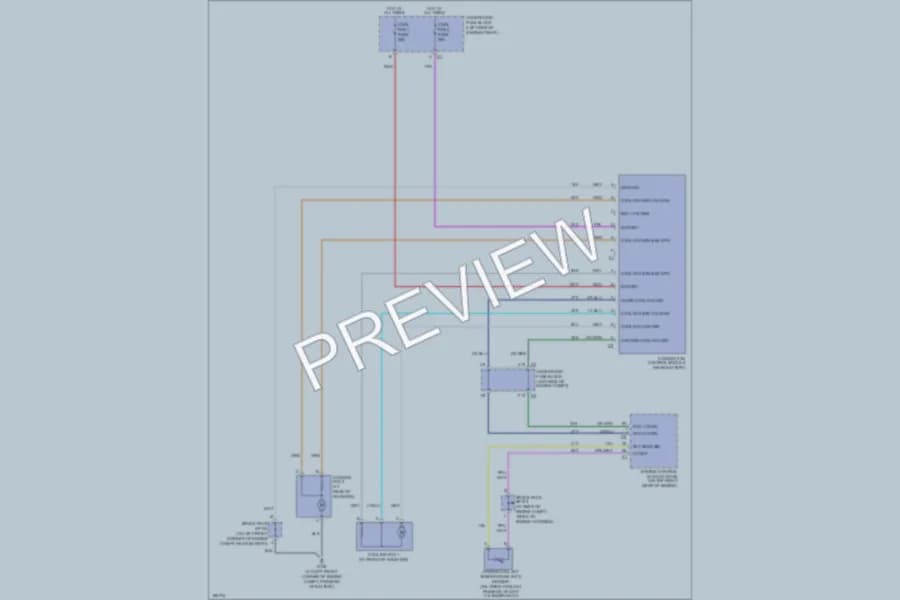 2005 Saturn L300 Cooling Fan wiring diagram preview