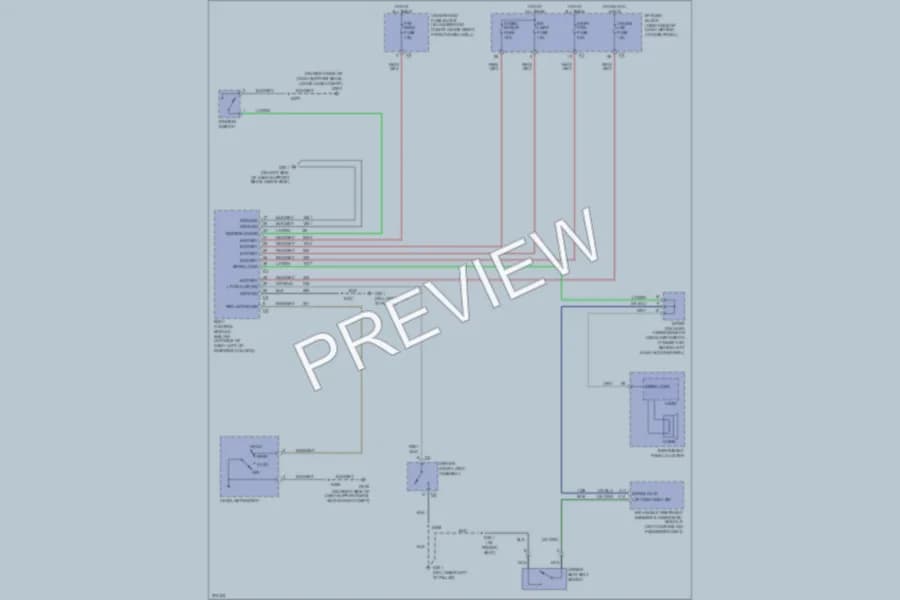 2005 Saturn Relay Warning Systems wiring diagram preview