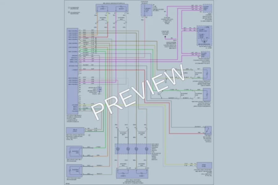 2005 Saturn VUE Supplemental Restraints wiring diagram preview